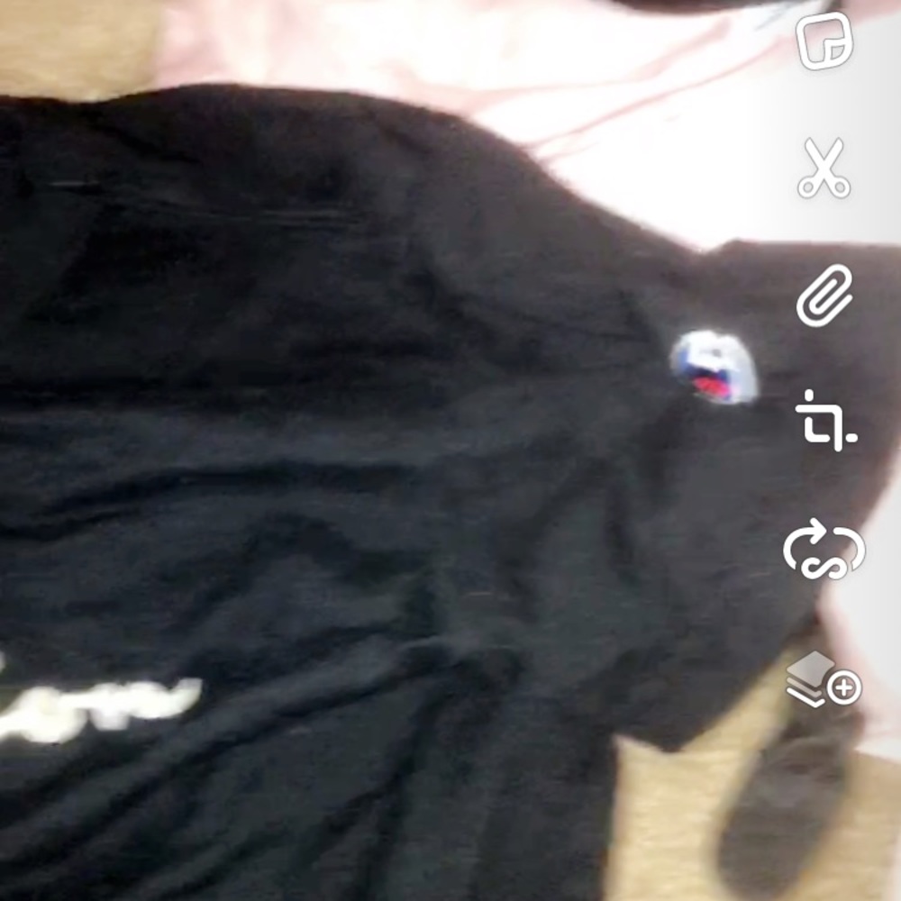Champion black tshirt woman’s